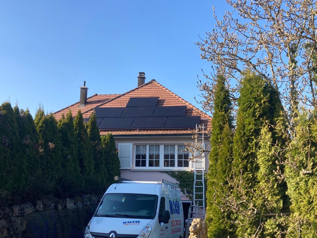 Installation panneaux solaires – Leymen